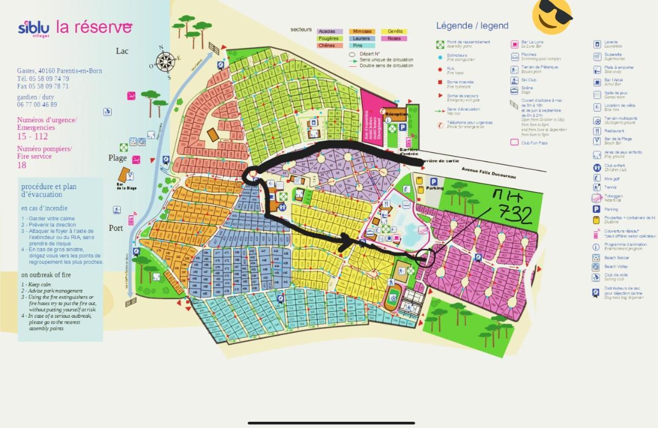 Bungalows En 3Ch 8 Couchages 732 Ou 4Ch En 10 Couchages 828 Ocean Gastes Zewnętrze zdjęcie